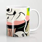 Game Weekend, Monkey Pastel Tropical Playing Cards, Fun Eclectic Party Drinks Alcohol Jungle, Wild Animals Friends Hangout Painting Coffee Mug Gallery Image 1