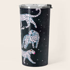 White leopards in space  Travel Mug Gallery Image 2