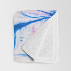 modern tie dye Throw Blanket Gallery Image 3