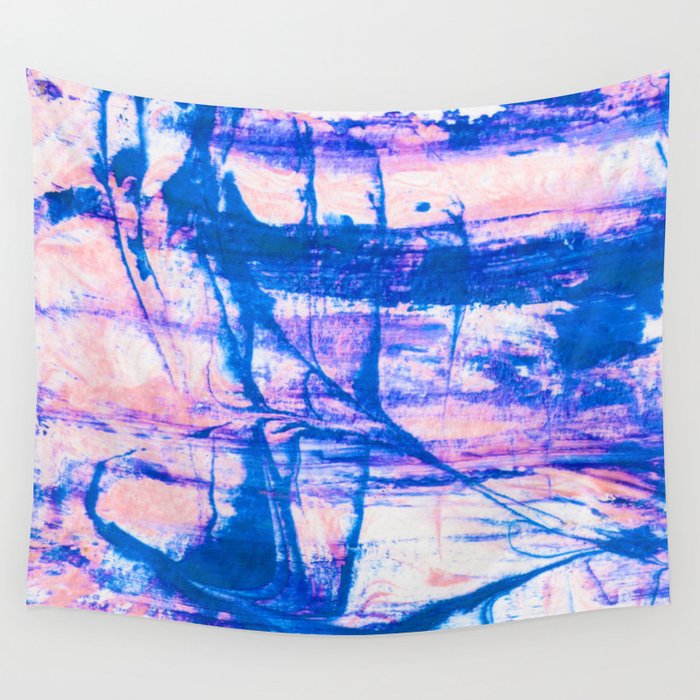 modern tie dye Wall Tapestry Gallery Image 1