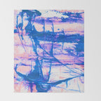 modern tie dye Throw Blanket Gallery Image 2