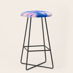 modern tie dye Stool Gallery Image 1