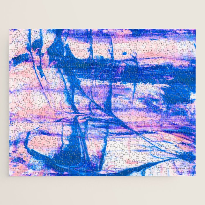 modern tie dye Jigsaw Puzzle Gallery Image 1