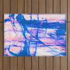 modern tie dye Outdoor Rug Gallery Image 1