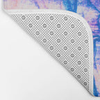 modern tie dye Bath Mat Gallery Image 2