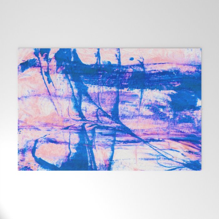 modern tie dye Welcome Mat Gallery Image 1