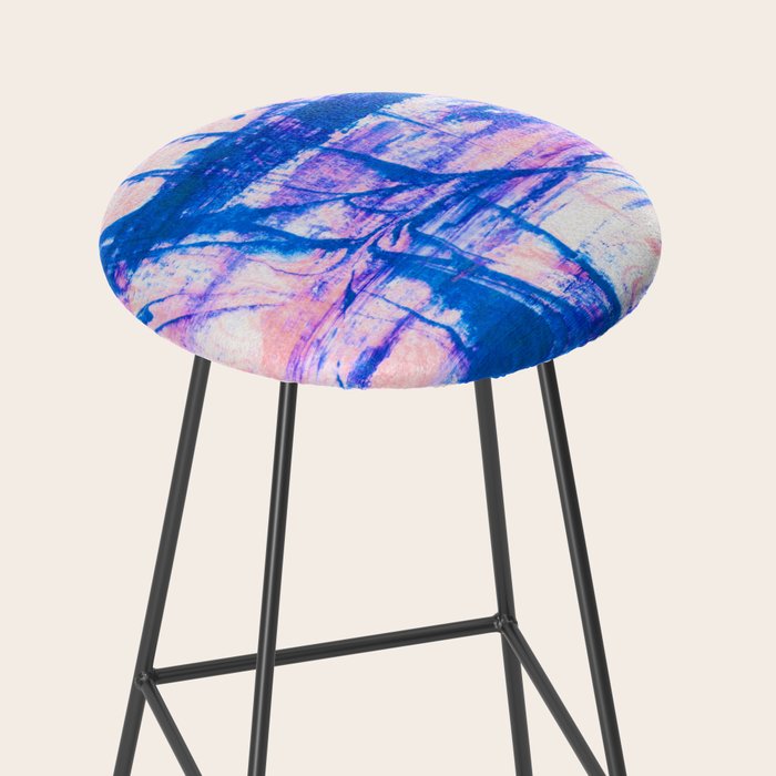 modern tie dye Stool Gallery Image 2