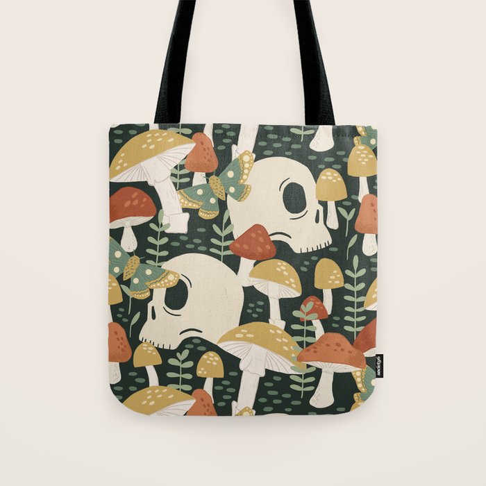 Death Mushrooms Tote Bag Gallery Image 1