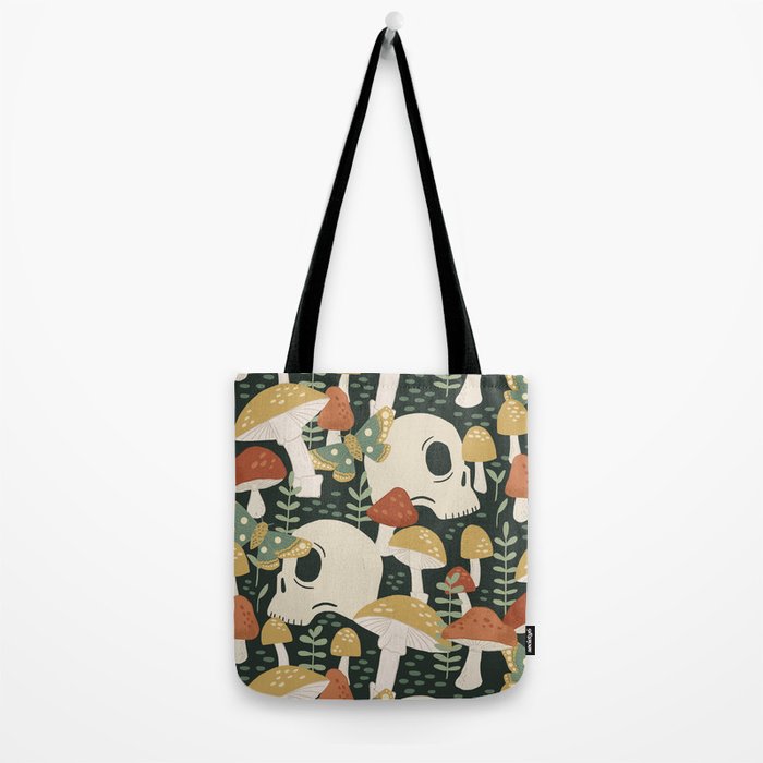 Death Mushrooms Tote Bag Gallery Image 2