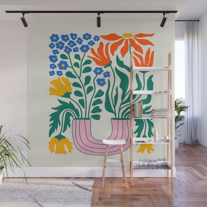 Flower Market 04: Madrid Wall Mural Gallery Image 1