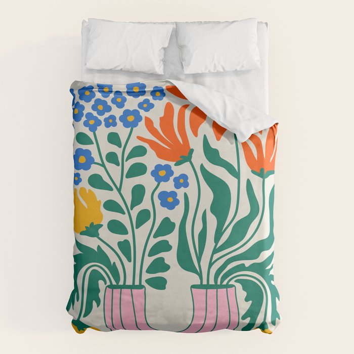Flower Market 04: Madrid Duvet Cover Gallery Image 1