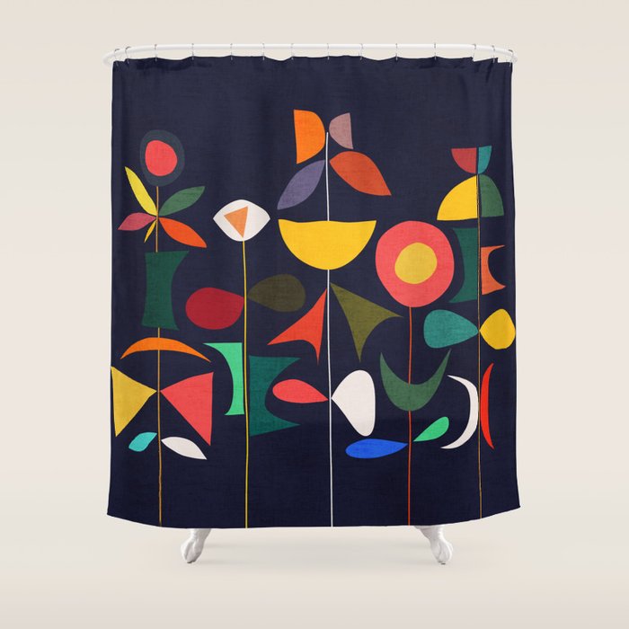 Klee's Garden Shower Curtain Gallery Image 1