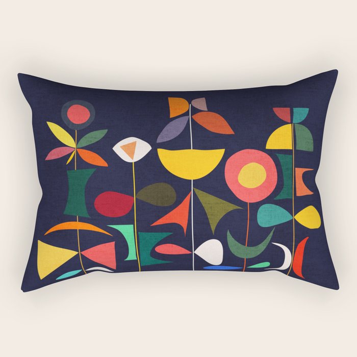 Klee's Garden Rectangular Pillow Gallery Image 1