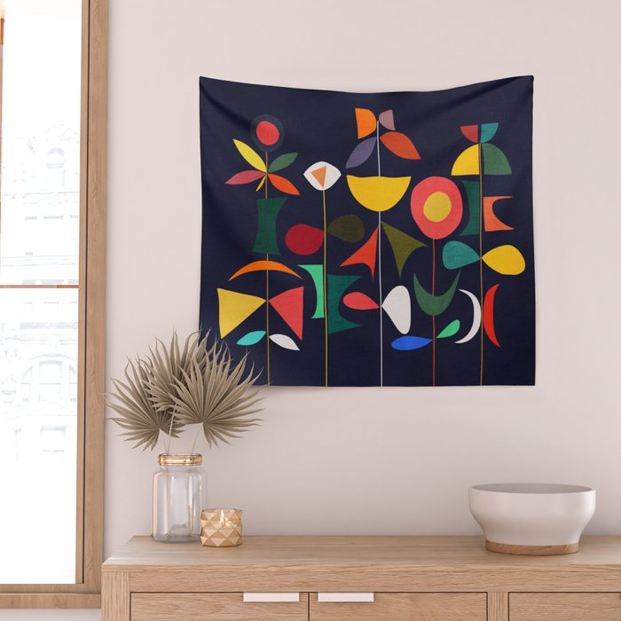 Klee's Garden Wall Tapestry Gallery Image 2