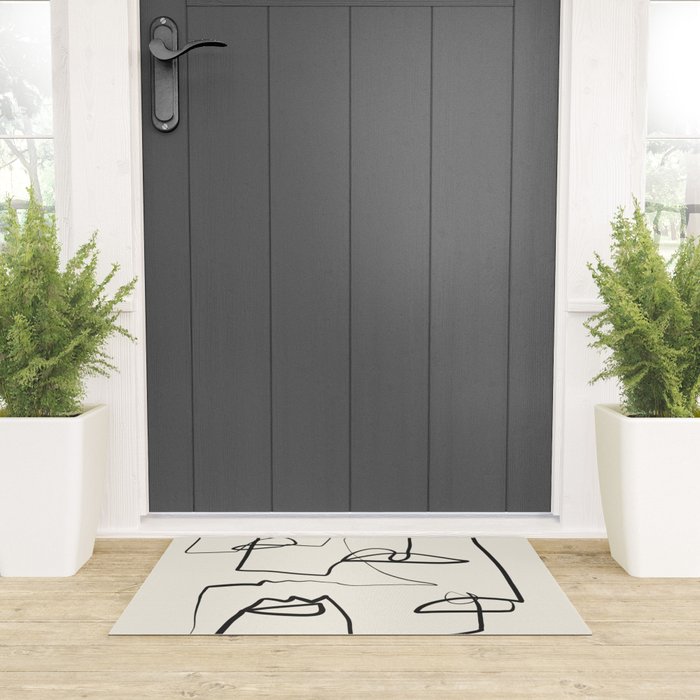 Abstract line art 12 Welcome Mat Gallery Image 3