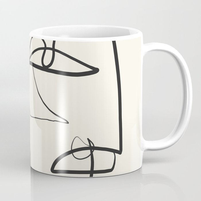 Abstract line art 12 Coffee Mug Gallery Image 1