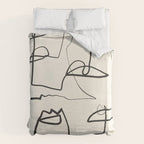 Abstract line art 12 Duvet Cover Gallery Image 6