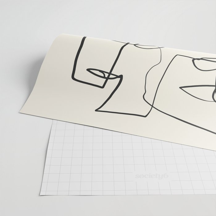 Abstract line art 12 Wrapping Paper Gallery Image 2
