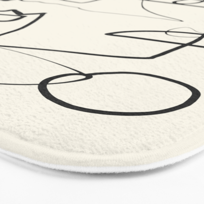 Abstract line art 12 Bath Mat Gallery Image 3