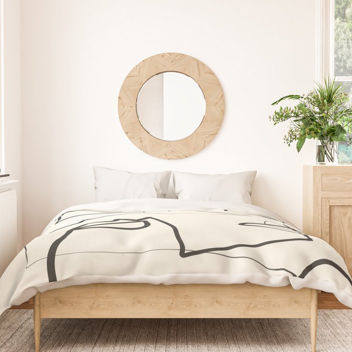 Abstract line art 12 Duvet Cover Gallery Image 3