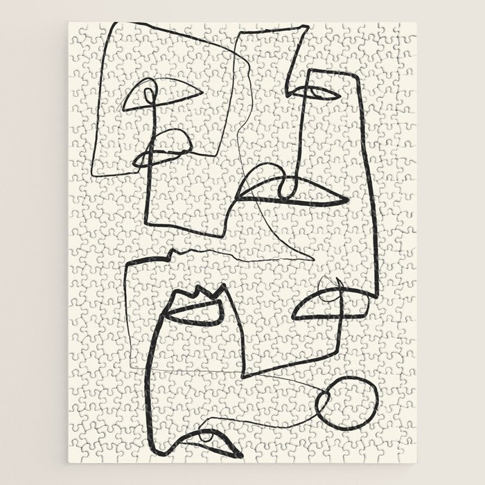 Abstract line art 12 Jigsaw Puzzle Gallery Image 1