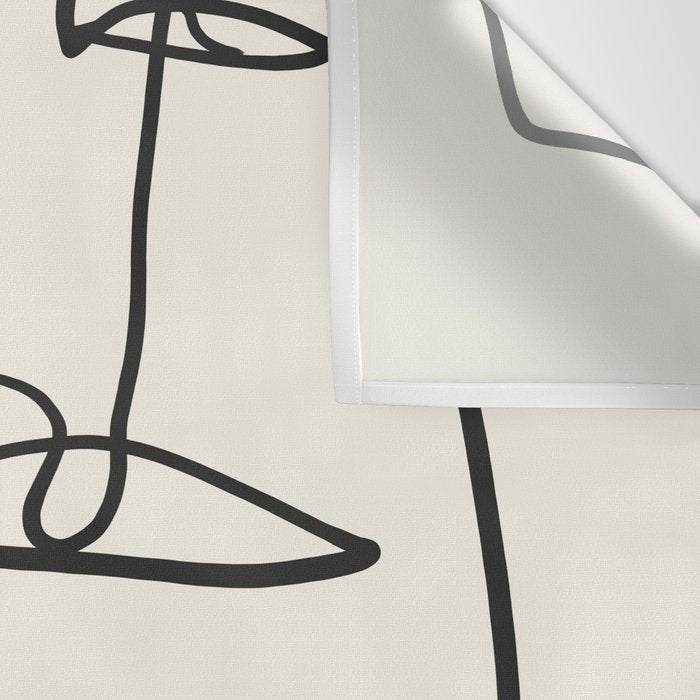 Abstract line art 12 Wall Tapestry Gallery Image 3