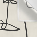 Abstract line art 12 Wall Tapestry Gallery Image 3