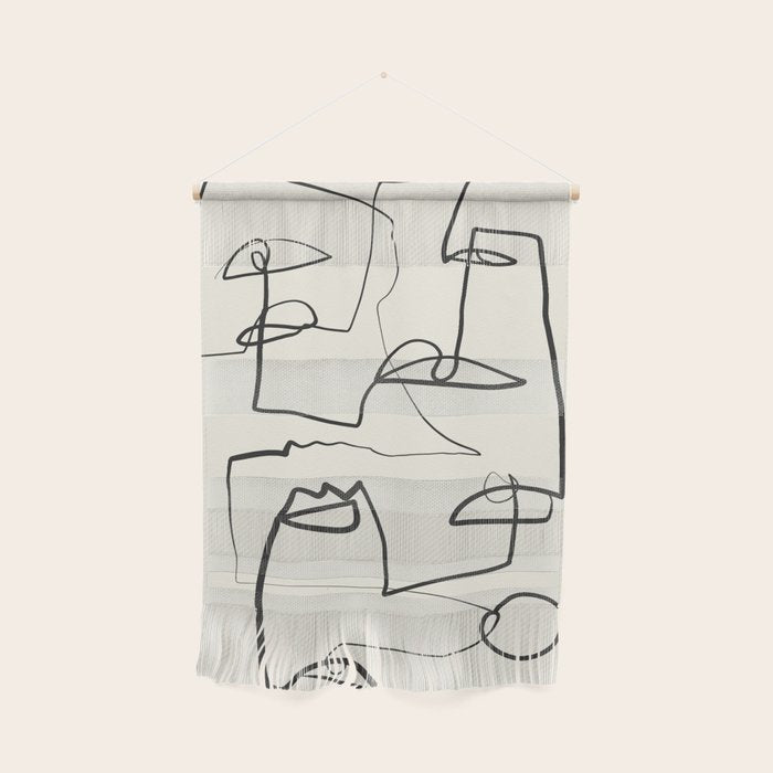 Abstract line art 12 Wall Hanging Gallery Image 1