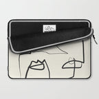 Abstract line art 12 Laptop Sleeve Gallery Image 2