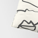 Abstract line art 12 Pillow Sham Gallery Image 4