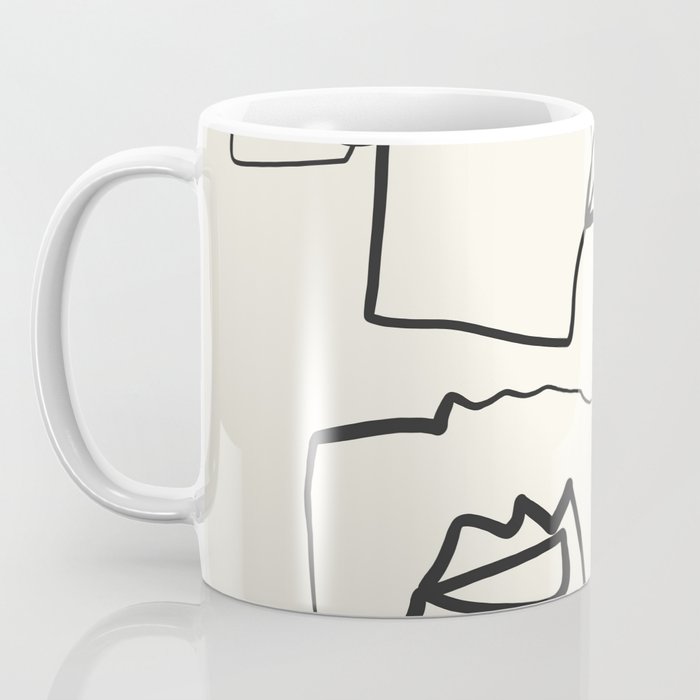 Abstract line art 12 Coffee Mug Gallery Image 3