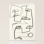 Abstract line art 12 Stationery Card Gallery Image 2