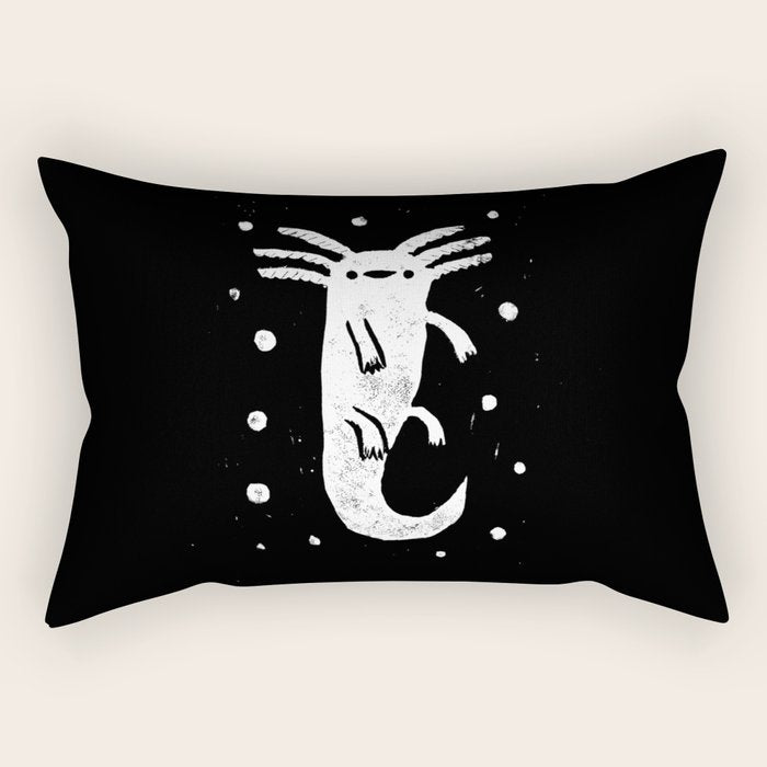 Axolotl Rectangular Pillow Gallery Image 1