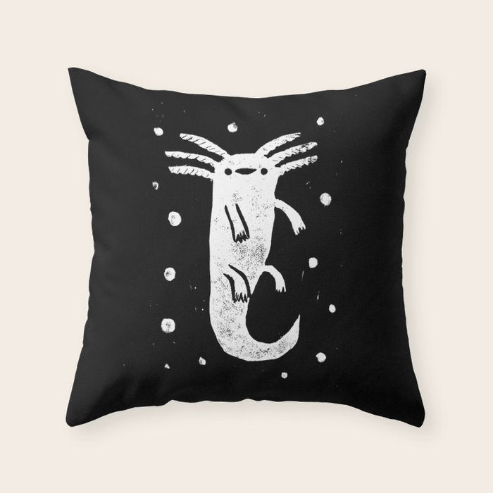 Axolotl Throw Pillow Gallery Image 6