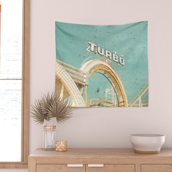 Roller Coaster Wall Tapestry Gallery Image 2