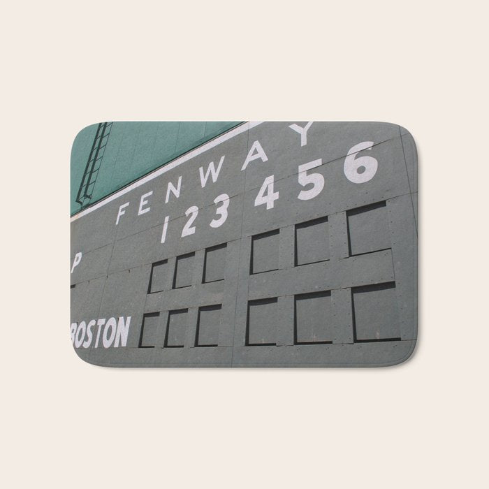Fenwall -- Boston Fenway Park Wall, Green Monster, Red Sox Bath Mat Gallery Image 1