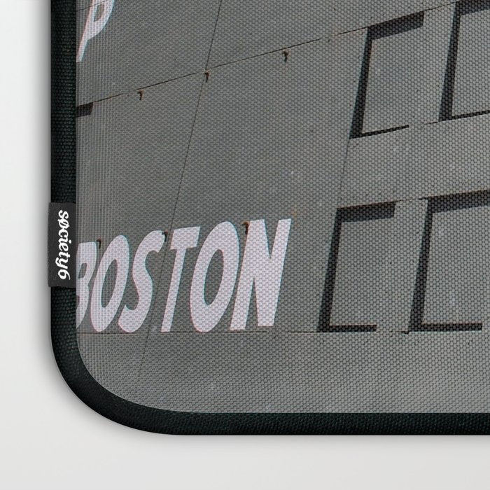 Fenwall -- Boston Fenway Park Wall, Green Monster, Red Sox Laptop Sleeve Gallery Image 3