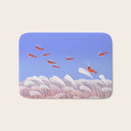 Flying cherry shrimp Bath Mat Gallery Image 1