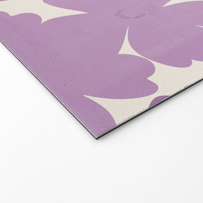 Gentle Purple Flowers Welcome Mat Gallery Image 2