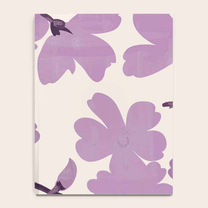 Gentle Purple Flowers Notebook Gallery Image 4