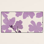 Gentle Purple Flowers Desk Mat Gallery Image 3