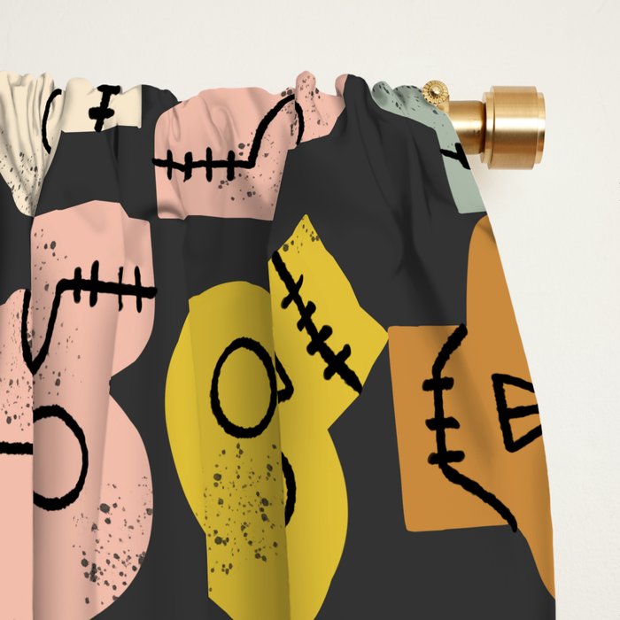 Happy Skulls Window Curtain Gallery Image 2