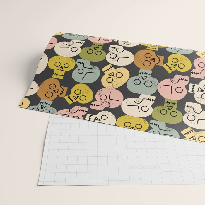 Happy Skulls Wrapping Paper Gallery Image 2