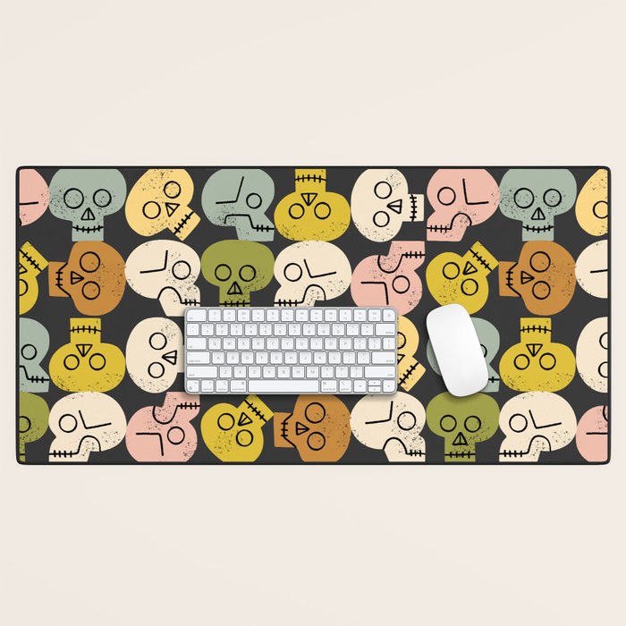 Happy Skulls Desk Mat Gallery Image 1