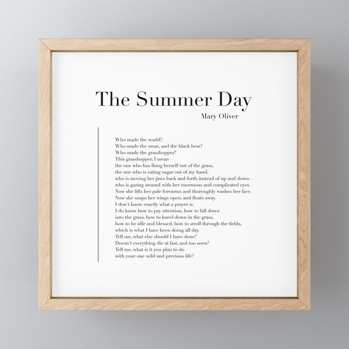 The Summer Day Mini Art Print Gallery Image 1