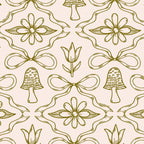 Spring Toile Print in Green Coffee Mug Gallery Image 2