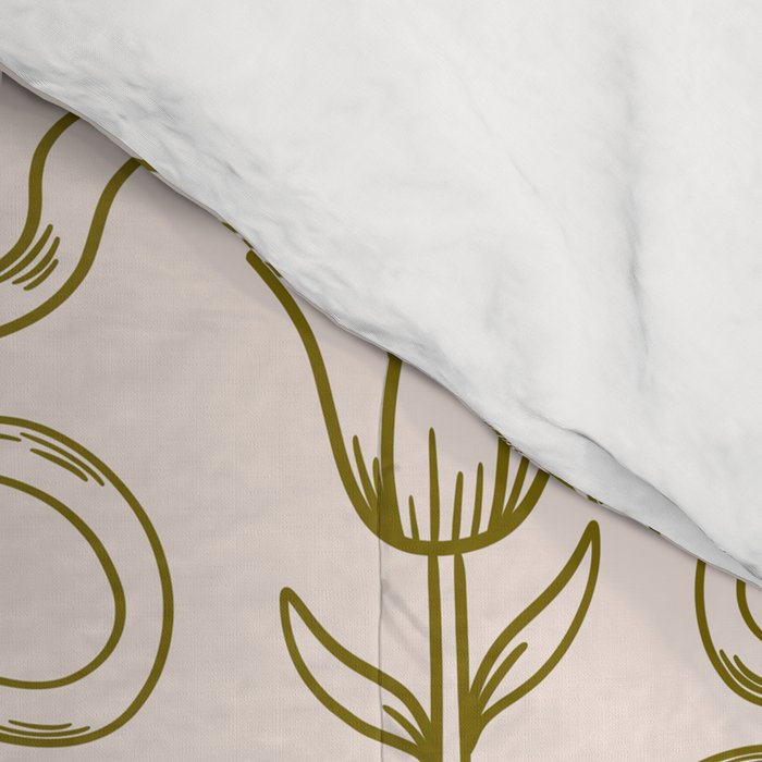 Spring Toile Print in Green Comforter Gallery Image 4