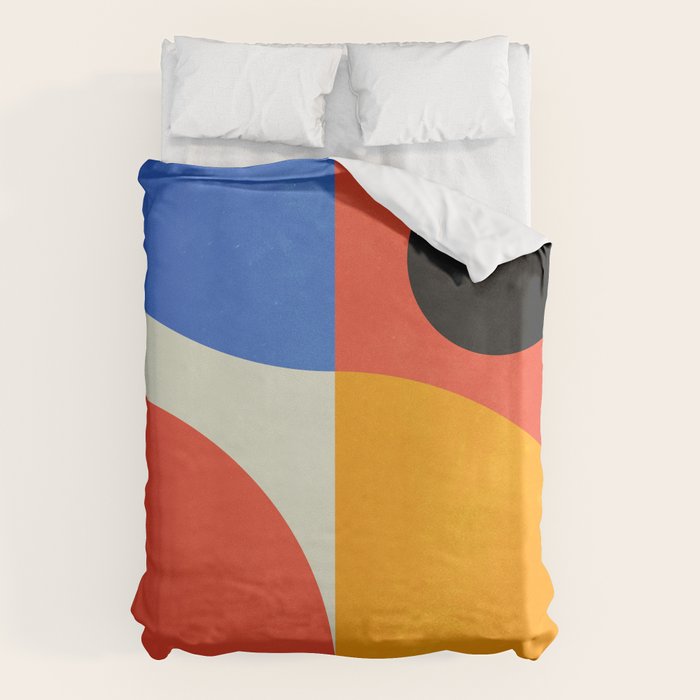 BAUHAUS 07: Exhibition 1923 | Mid Century Series Duvet Cover Gallery Image 6