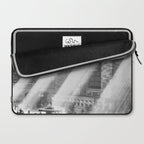 Grand Central Station, Black and White Vintage Art Laptop Sleeve Gallery Image 2