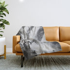 Grand Central Station, Black and White Vintage Art Throw Blanket Gallery Image 1